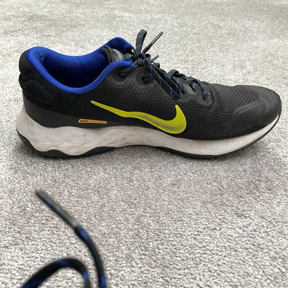 Nike Renew Ride 3.0 Running Sneaker Shoes Mens 13 Black Blue Active DC8185-008 - Picture 10 of 16